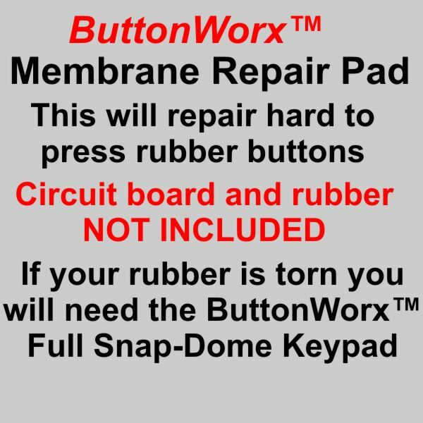 Fisher Plow FishStik 9400 Western 5 button Controller Button Repair Pad