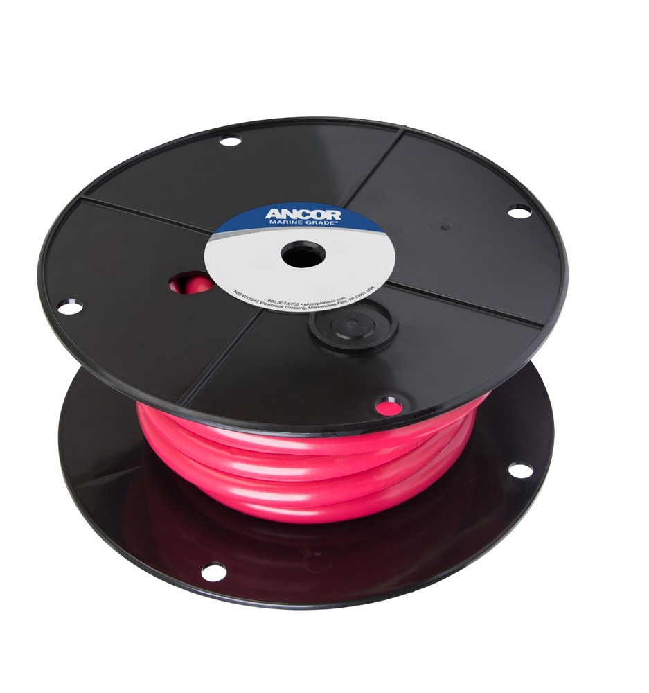 Ancor 118510 3/0 AWG 100' Red Tinned Copper Battery Cable