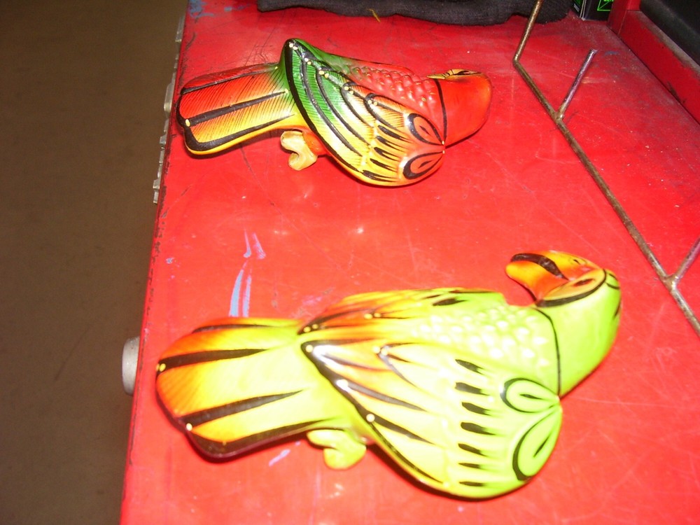 Decorative Hanging Parrot and Toucan
