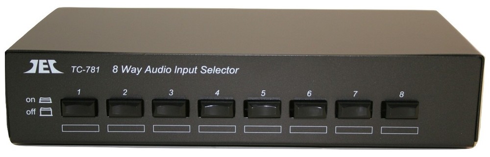 TEC TC-781 Eight Input Line Level Stereo Source Selector Switch