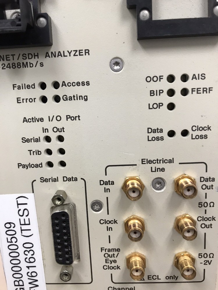 HP E1676B Sonet/SDH Transport Overhead Analyzer VXI Module E1676A/B