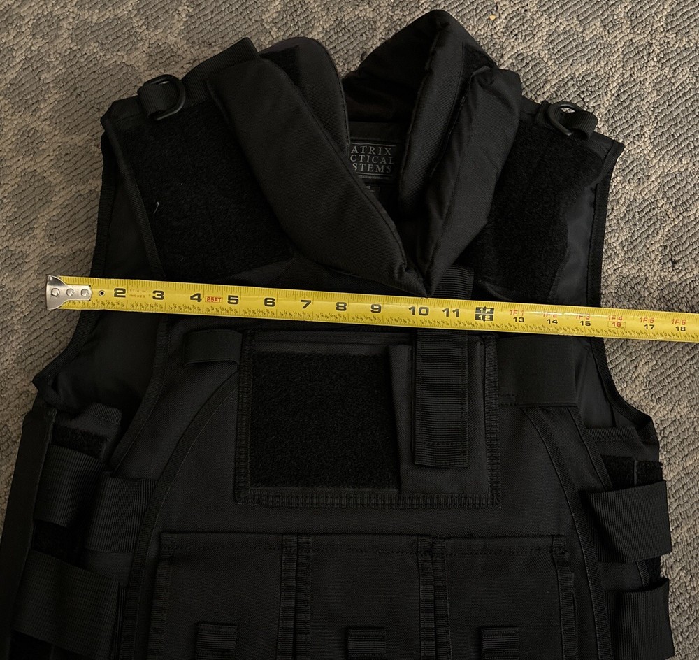 Matrix Tactical Systems Adjustable Vest Black