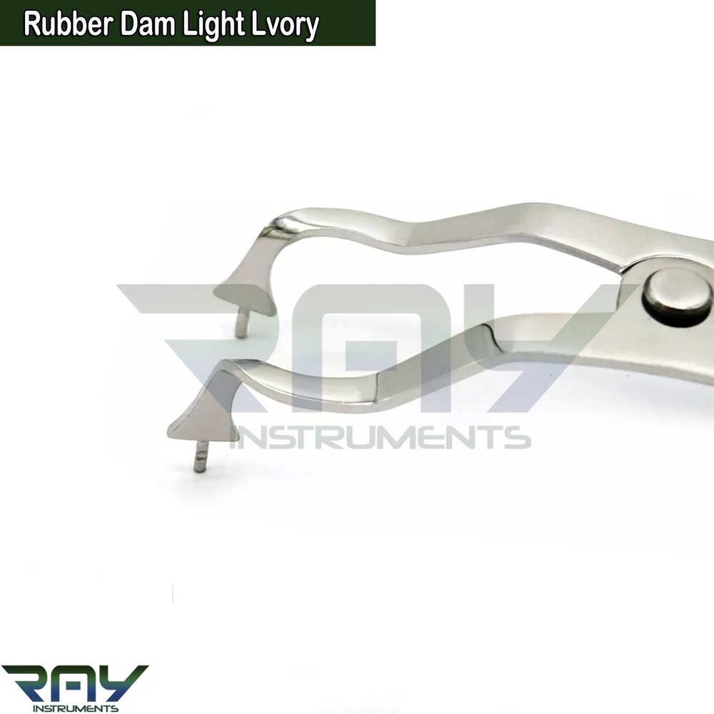 Light weight Ivory Clamp Forceps Rubber Dam Clamps Restorative Instruments CE