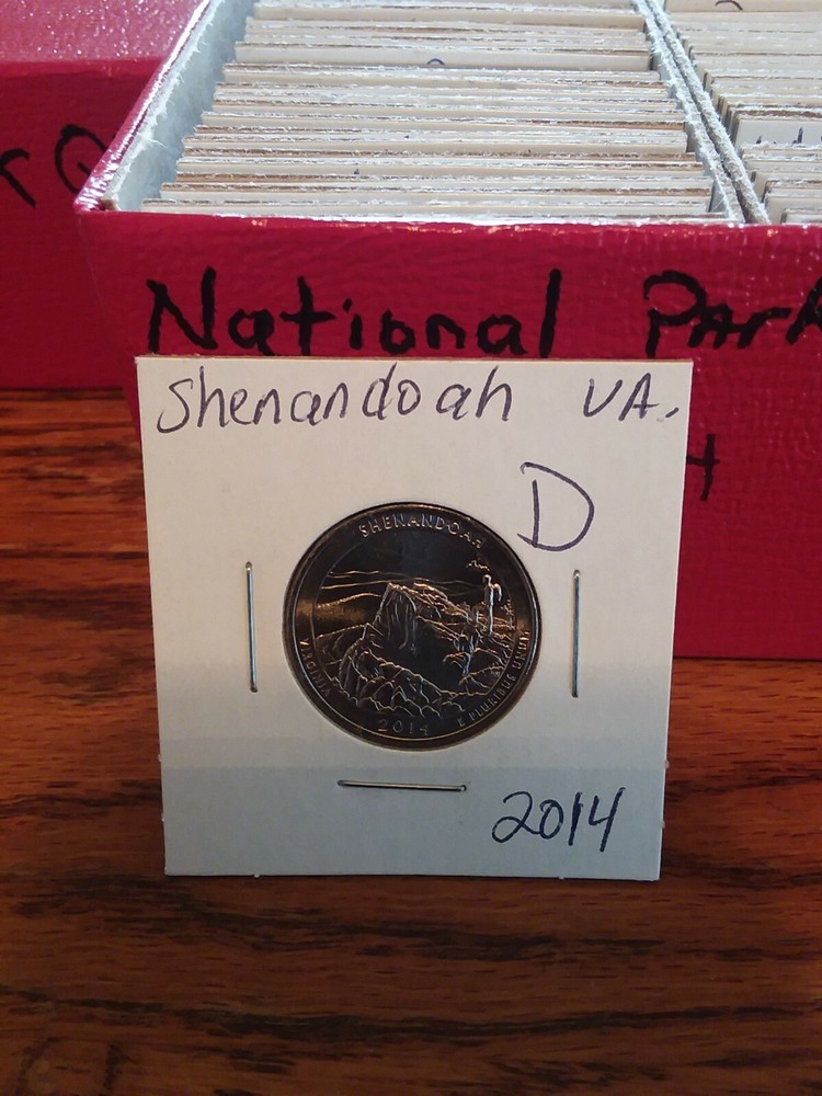 National Park Quarter Shenandoah 2014 Denver Mint Uncirculated
