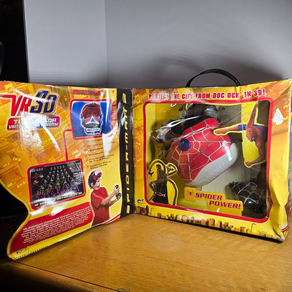 Spider-Man 2 - VR-3D Headset Spider Man Marvel 2004 (Read)