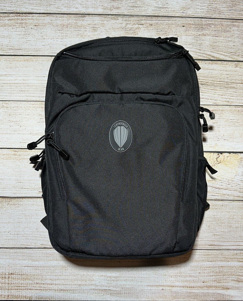 Leatherback Gear Bulletproof Backpack  Black Traveling