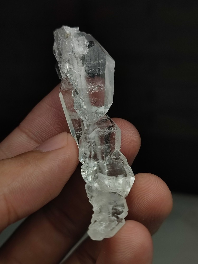 Faden Quartz Crystal With Beautiful Luster & Unique Growth-Pk