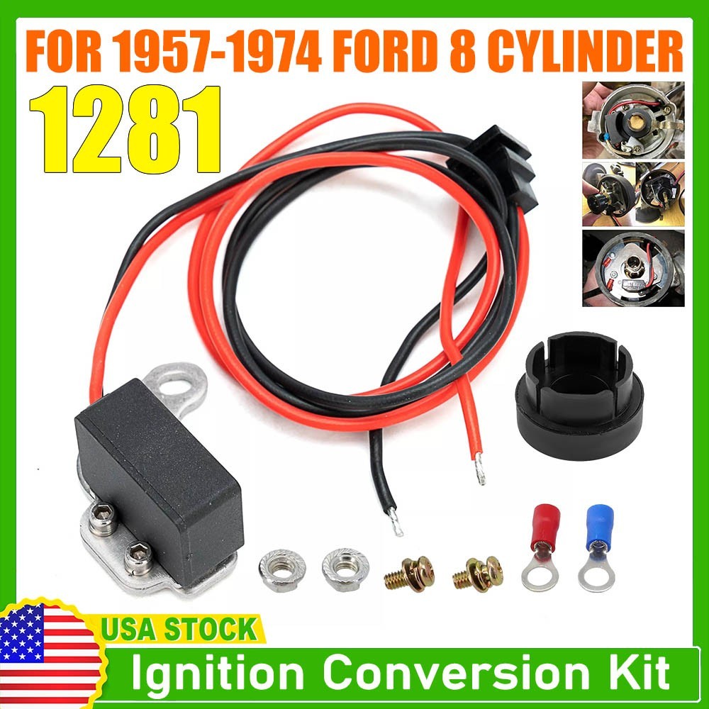 For Ford V8 Pertronix 1281 Ignition Points-to-Electronic Conversion Kit Ignitor-