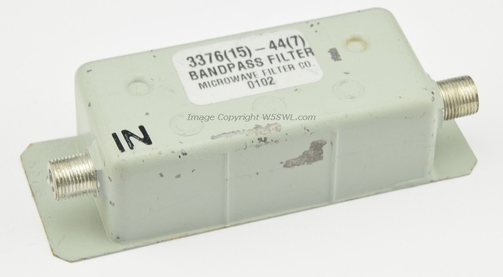 Microwave Filter 3376(15) - 44(7) Bandpass