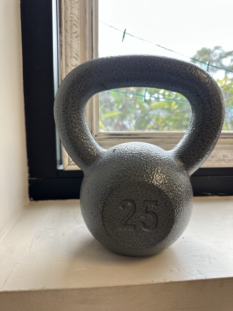 Cast Iron Kettlebell Single, 25 LBS