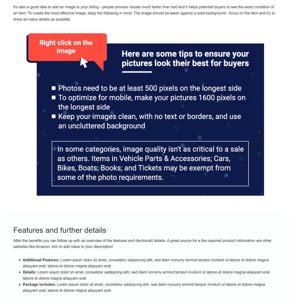 Make your ebay listing description to next level with HTML Description