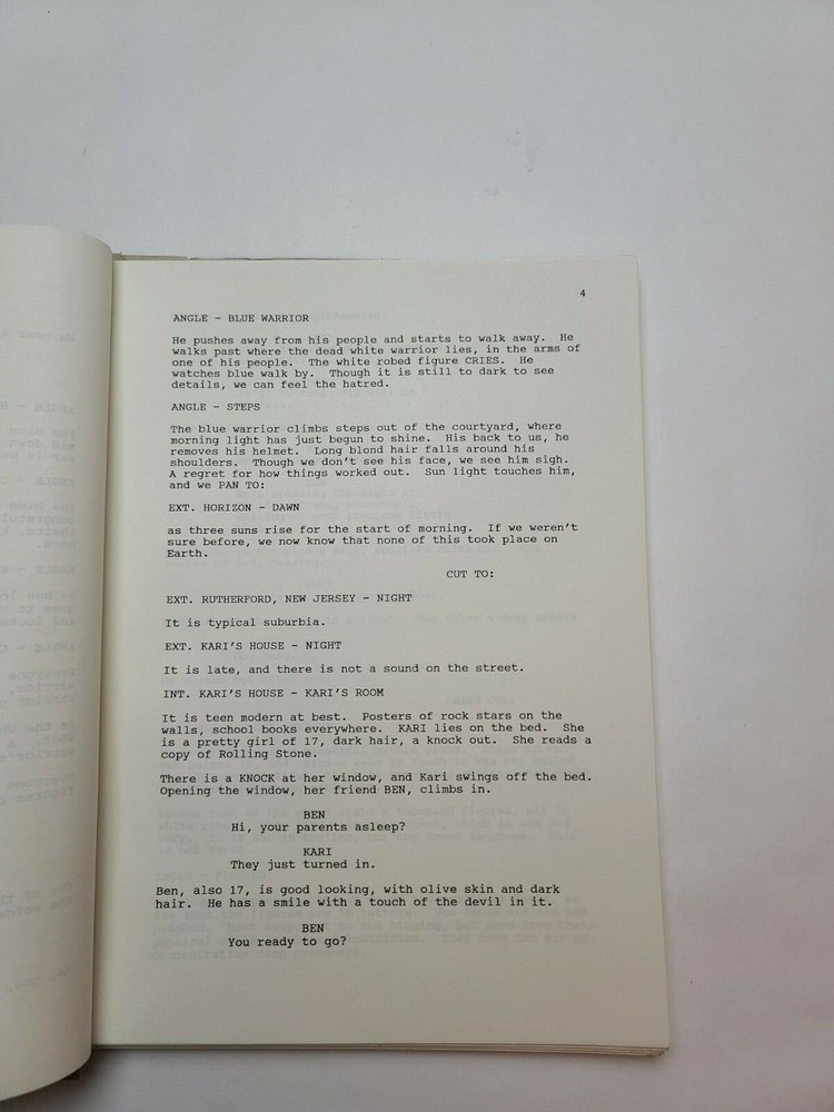 NEUTRAL GROUND / Thomas S. McNamara 1990 Unproduced Movie Script Screenplay