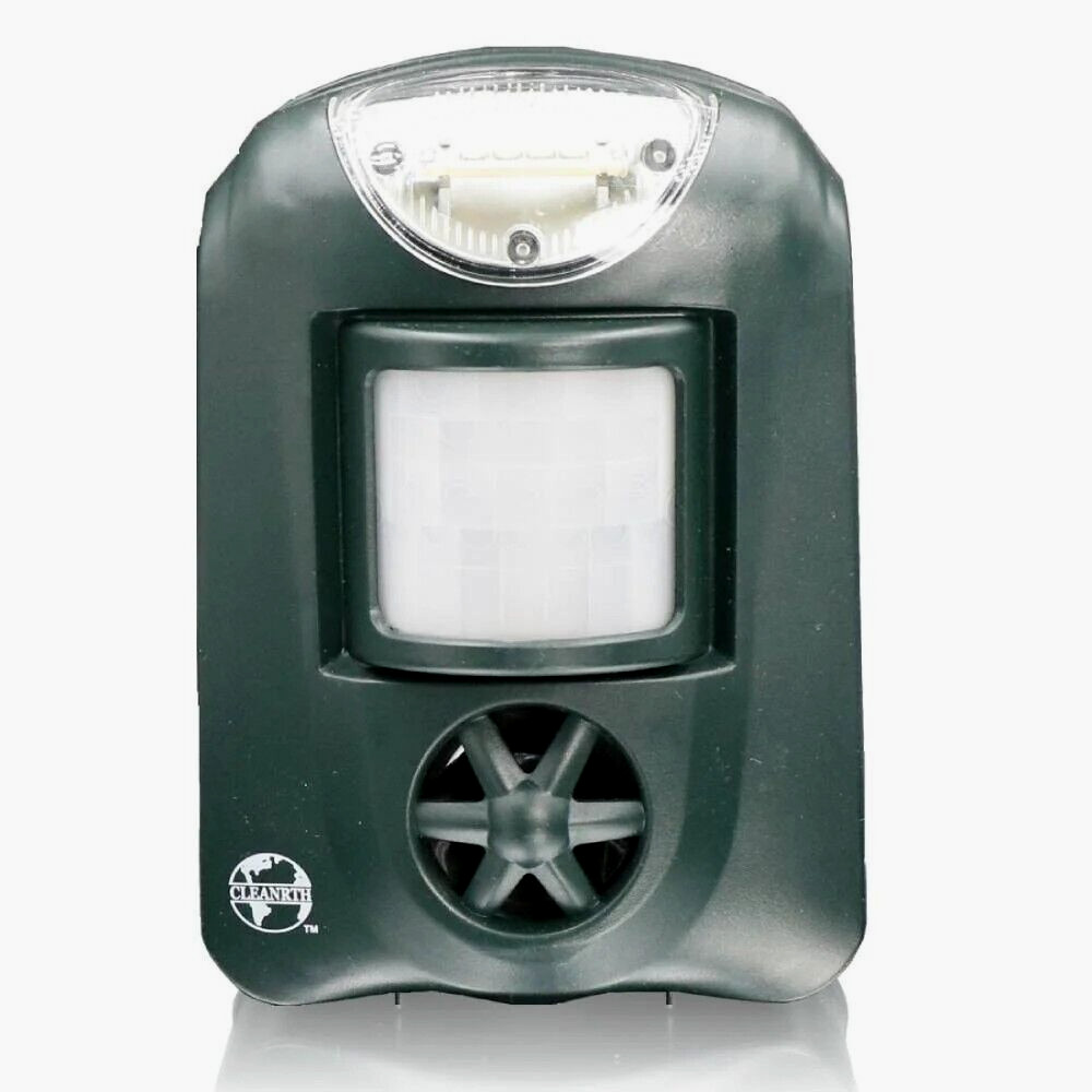 Cleanrth TSBR610 Advanced Sonic/Ultrasonic Bird Repeller w/Triple Scan Tech-NEW