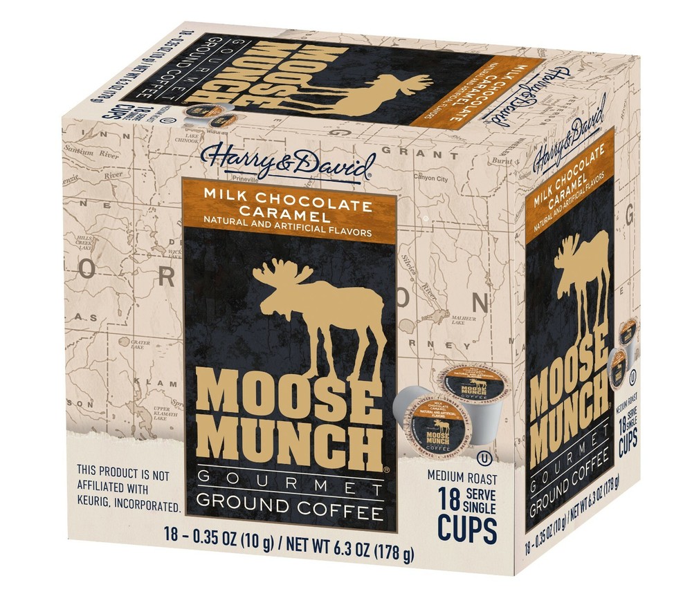 Moose Munch Northwest/ChocCaramel/ChocPeanutButter/MapleWalnut 4/18 ct boxes