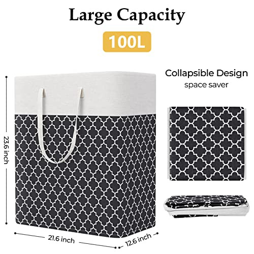 Laundry Basket Hamper Large Collapsible Laundry Hamper with Easy Carry