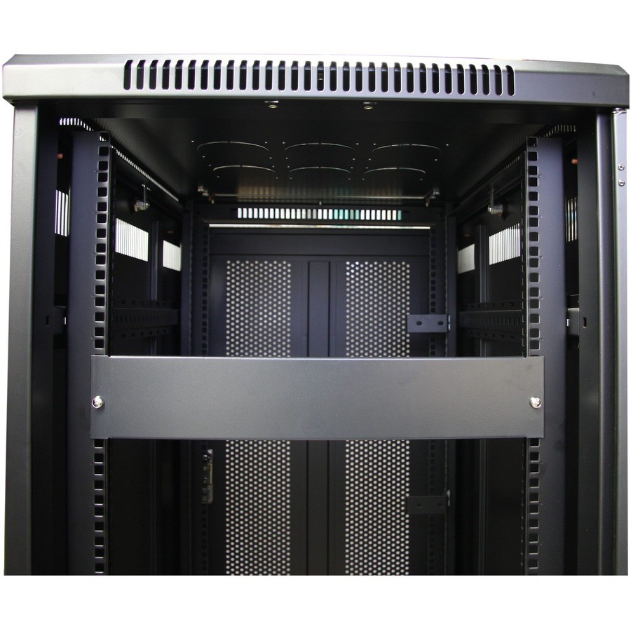 Startech IT BLANKB2 2U Rack Blank Panel 19in Black Steel