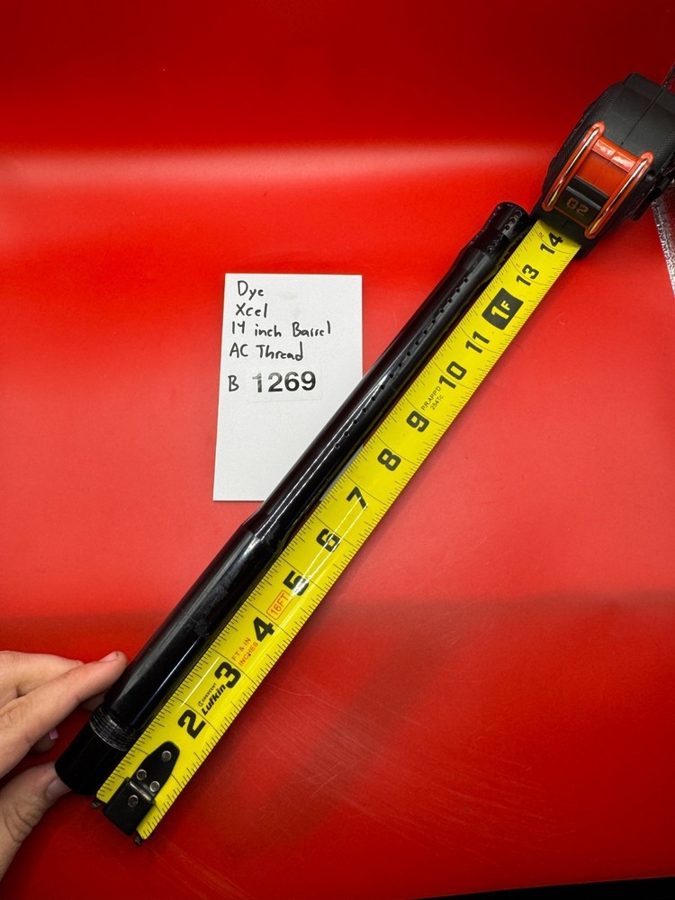 Dye Xcel 14 inch Paintball Barrel AC Thread