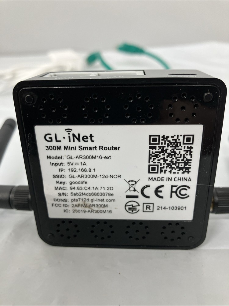 GL.iNet Shadow (GL-AR300M-ext) Mini Smart Router Wireless