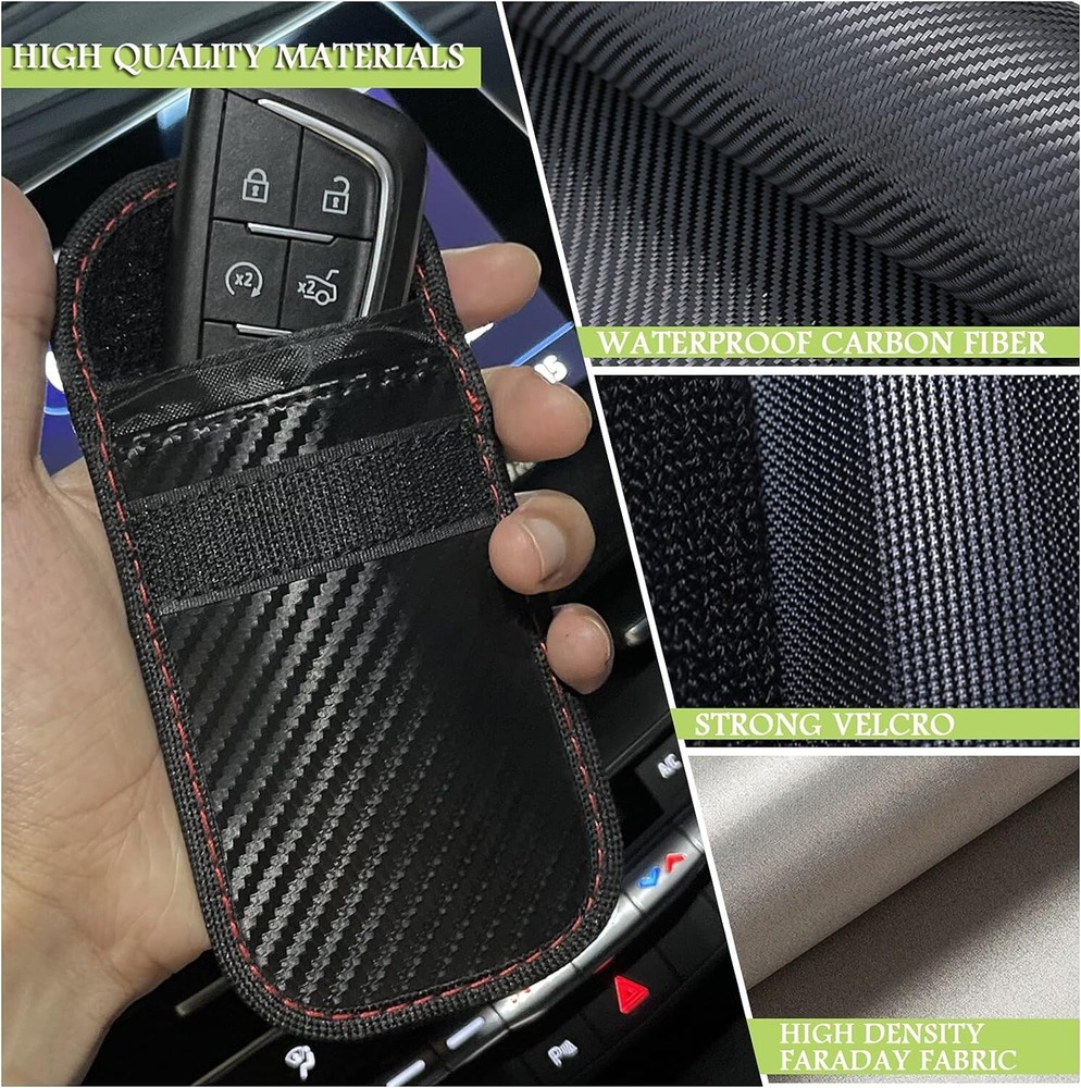 Compact 3-Piece Essential Faraday Keyholder Bundle for Keyless Entry Safety