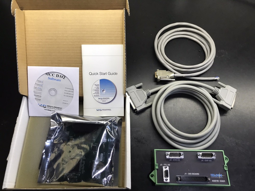 MCC- PCI-DIO-24  PCI 24 Bit Digital  I/O Kit…includes Software/Breakout/ Cables.