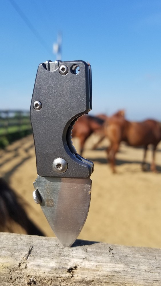 Sterling Pocket Knife / Tool Sharpener & Compact Fire Ant Folding Knife