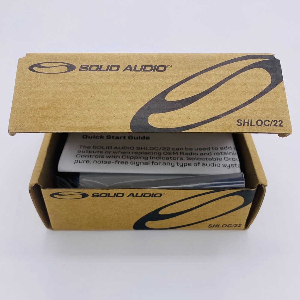 Solid Audio 2-Channel Active Line Output Converter with Auto Turn On SHLOC/22