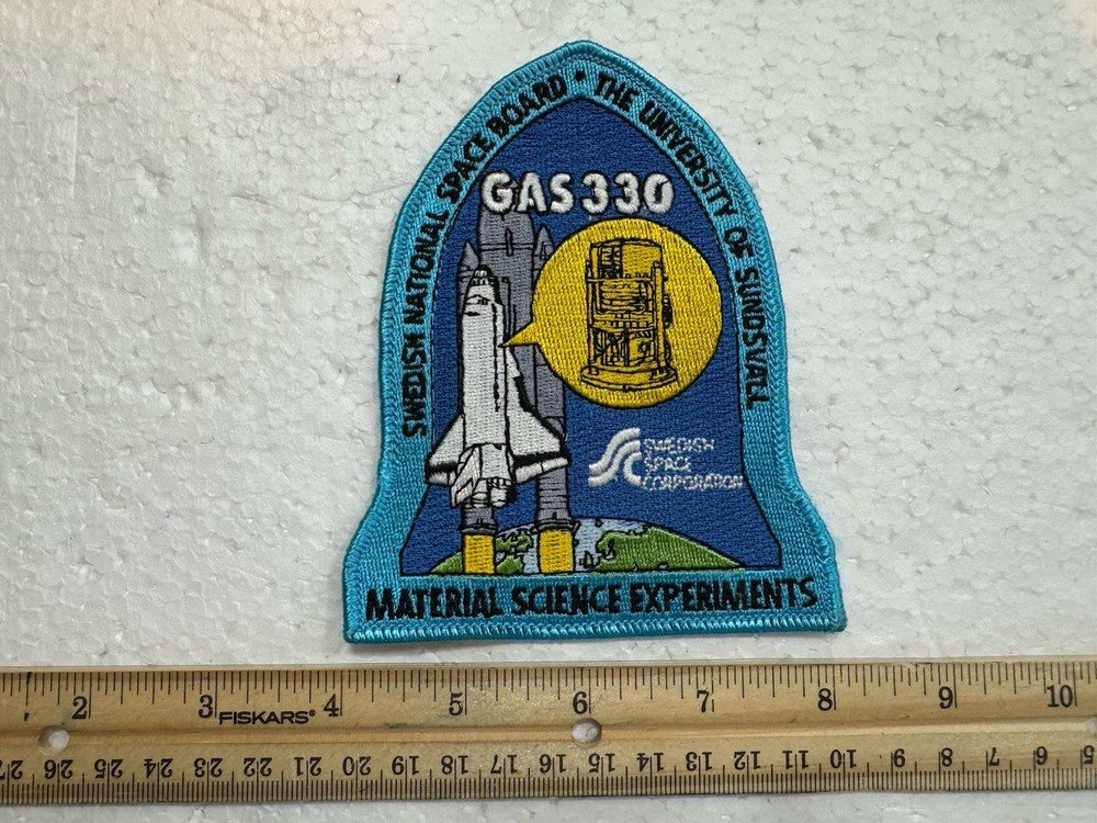 Vintage Space Shuttle Patch - Swedish National Space Board