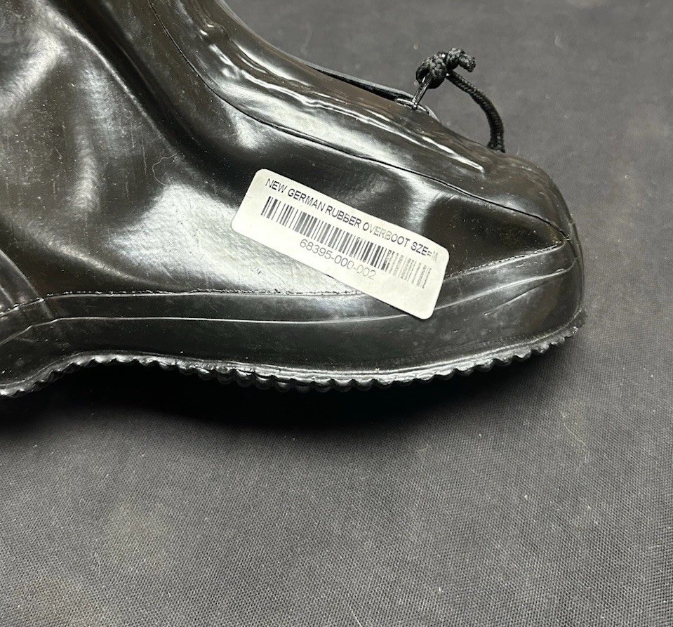 New German Rubber Overboot Size M