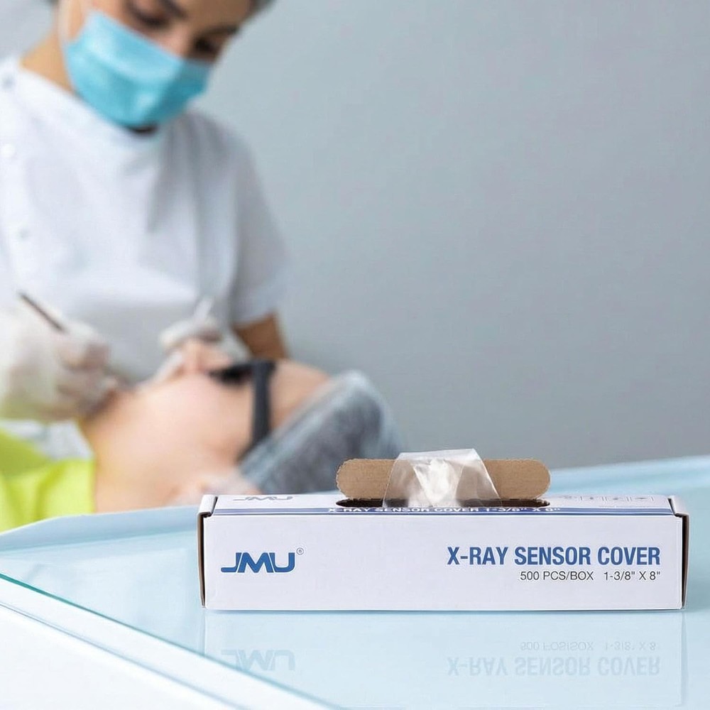 500pcs Disposable Dental X-Ray Sensor Protective Covers 8" x 1-3/8