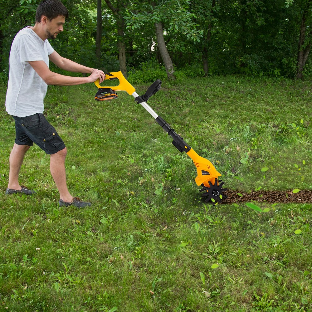 Handheld Electric Tilling Machine Cordless Tilling Machine Battery Powered