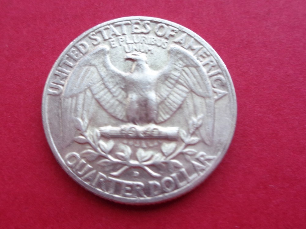 1964-D  U.S. SILVER  WASHINGTON QUARTER
