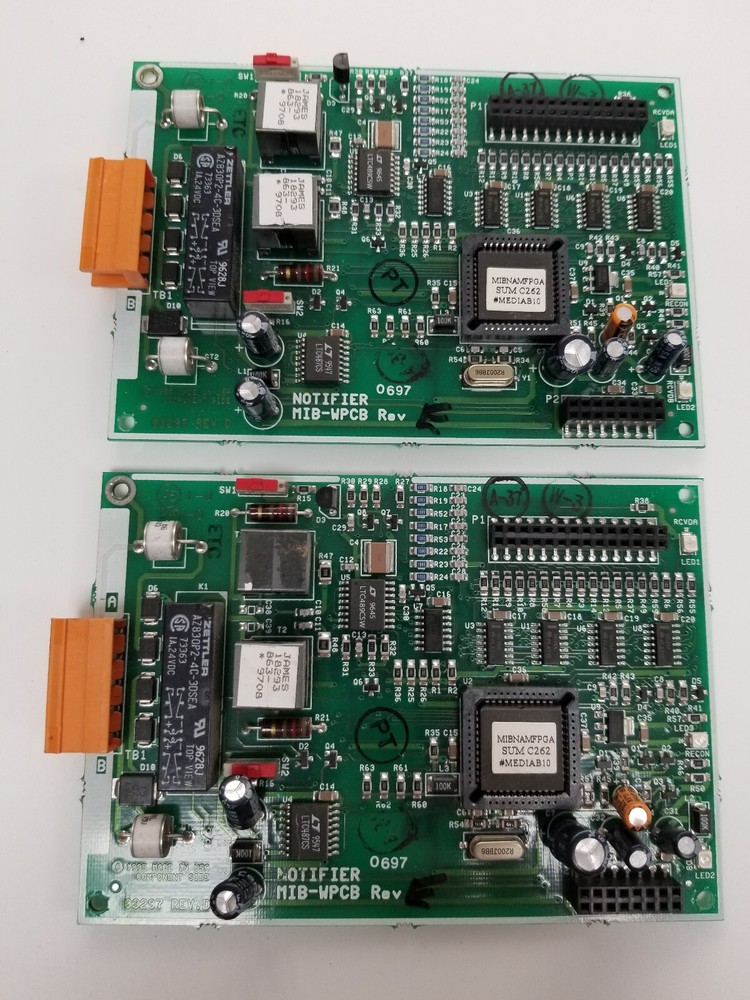 Notifier MIB-W Signal Interface Board MIB-WPCB, 03297 Rev D