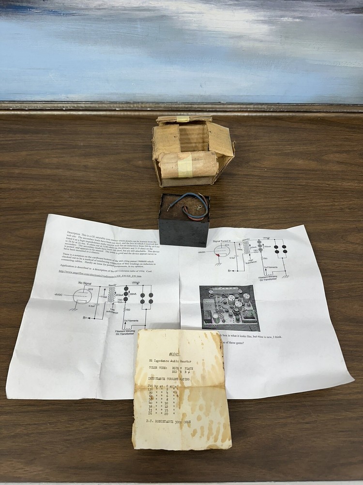 vintage GE GENERAL ELECTRIC E-91