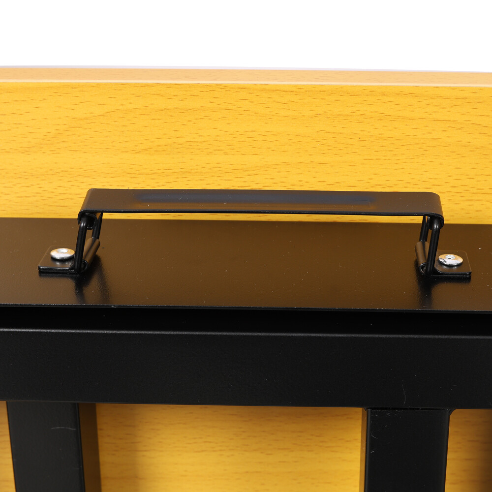 Collapsible Workshop Bench - Built-in Measuring Tools - Portable w/ Carry Handle