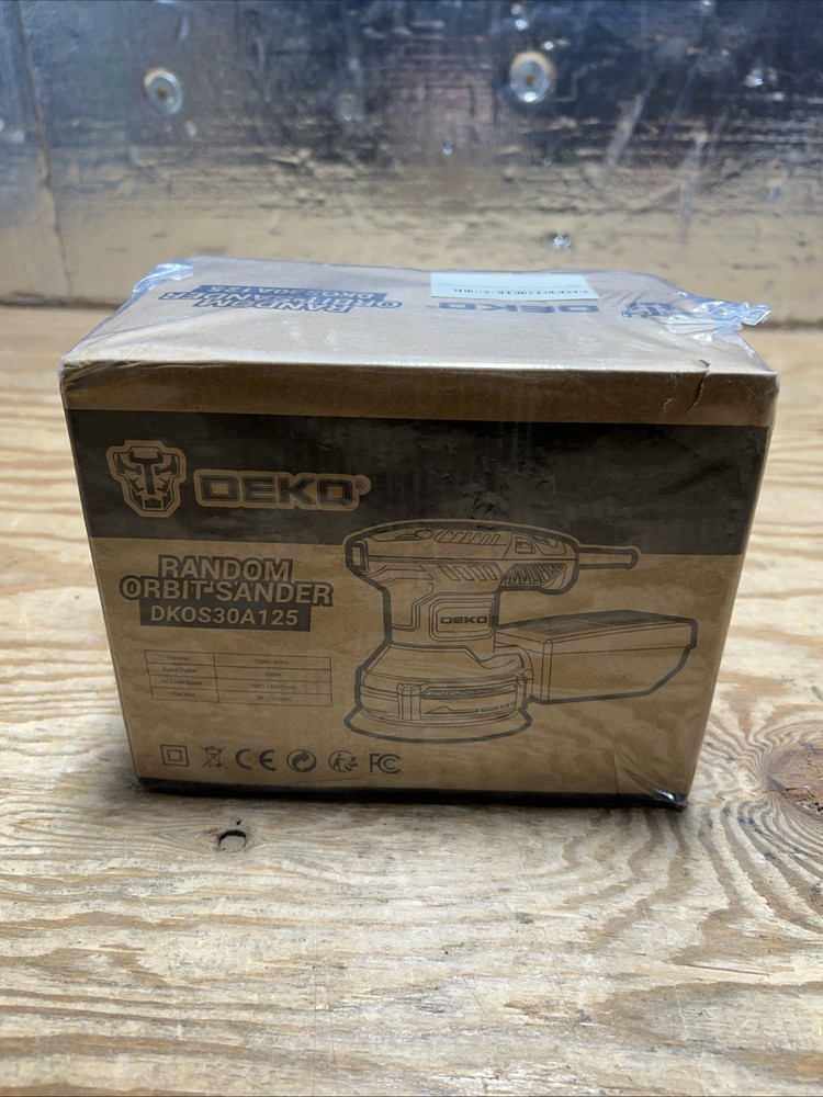 Deko Random Orbit Sander DKOS30A125 RED