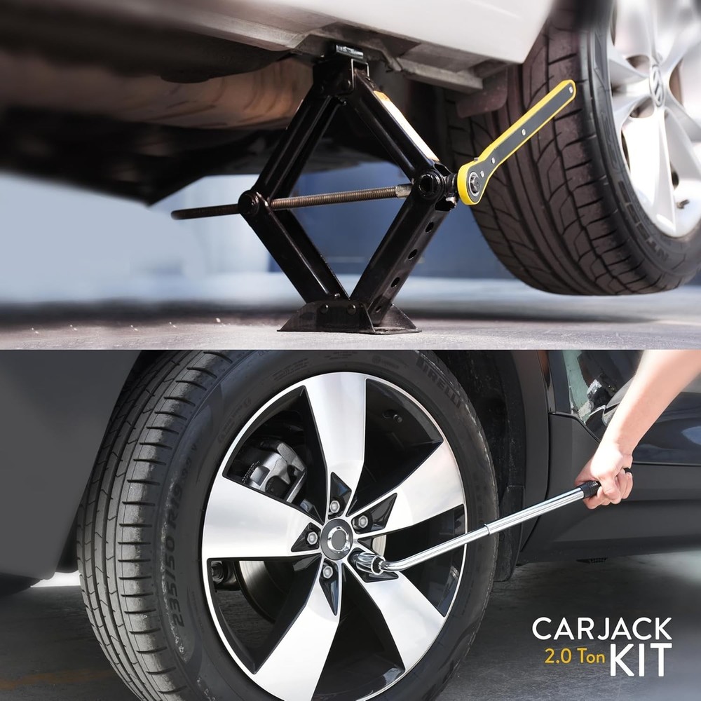 Car Jack Kit - Portable Black
