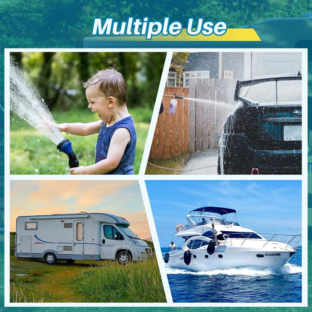 2-Pack RV Inline Water Filter KDF Activated Carbon Replacement for Camco 4004...