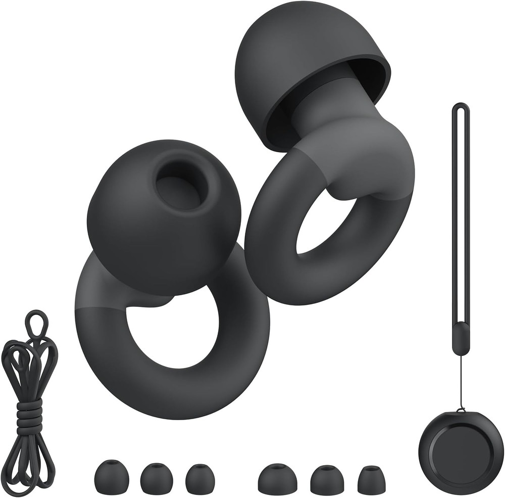 Earplugs for Sleeping, Noise Reduct Soft Silicone Ear plugs