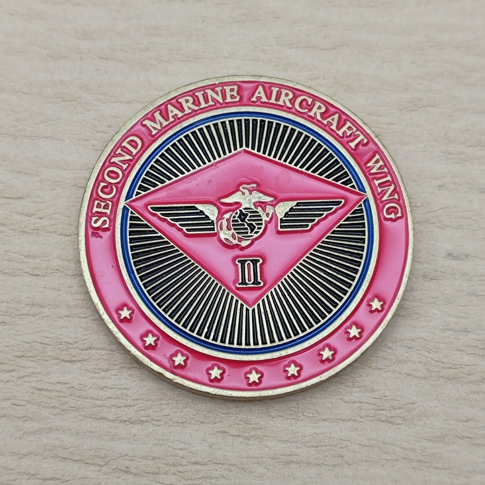 USMC Second Marine Aircraft Wing Challenge Coin