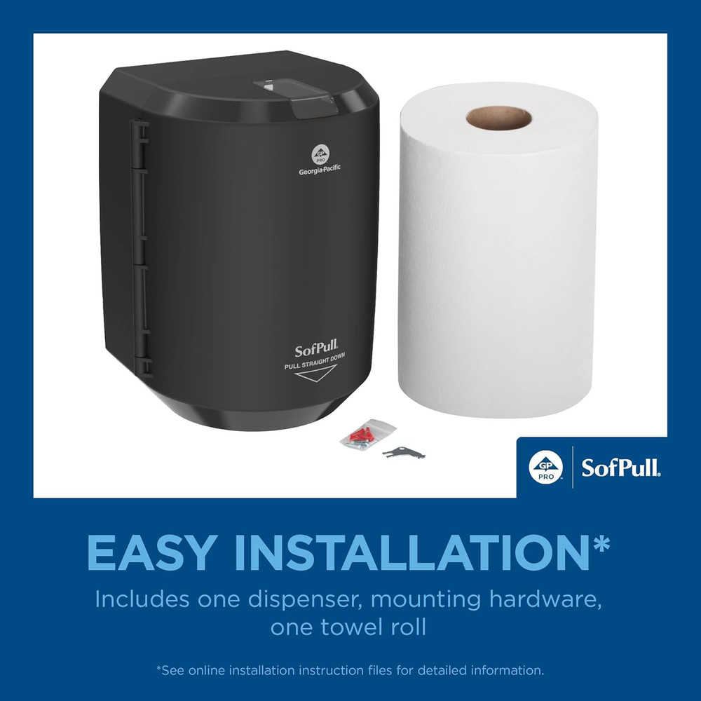 Sofpull Centerpull Junior Paper Towel Dispenser Starter Kit by GP PRO, 58009B, 1