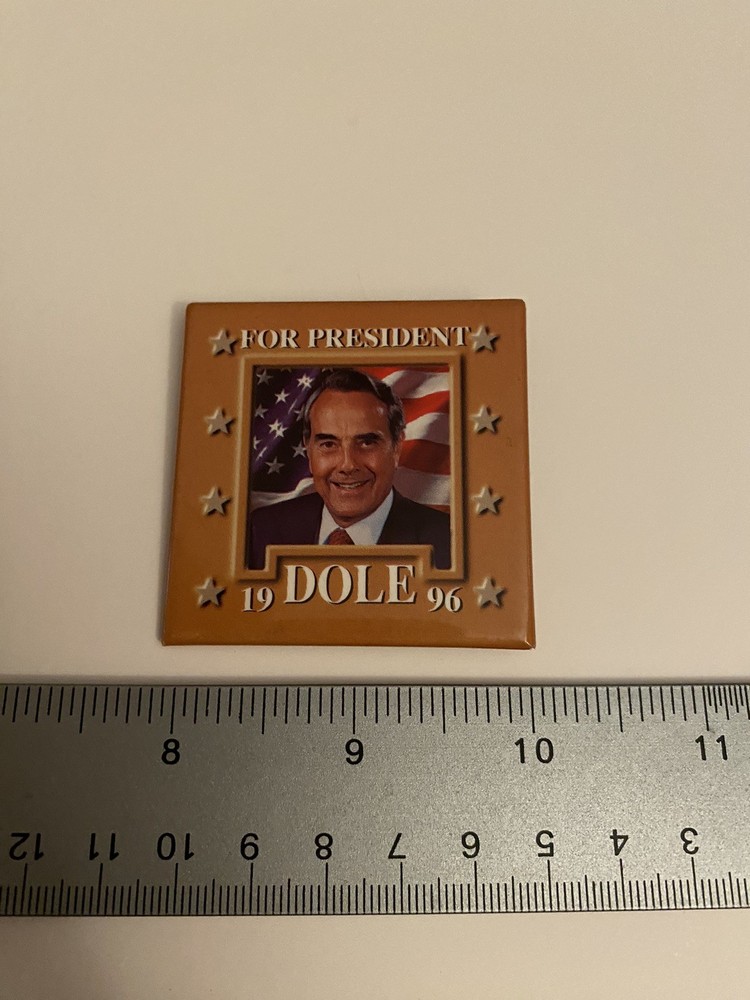 Dole For President 1996 Pin Back Button P149