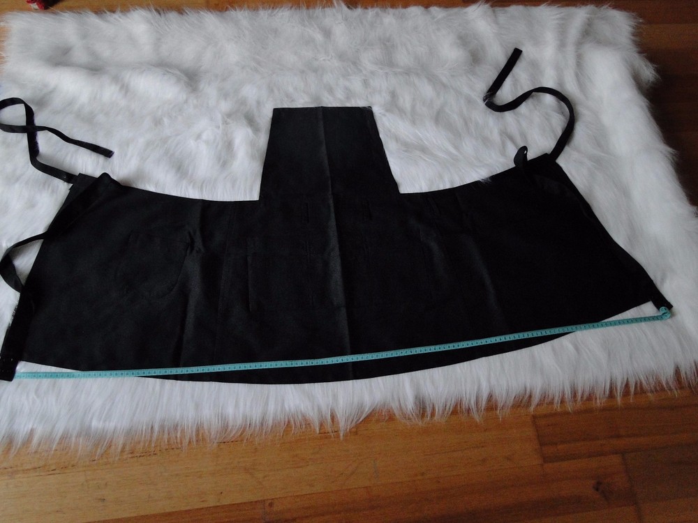Outstanding Black Multi-Pocket Apron