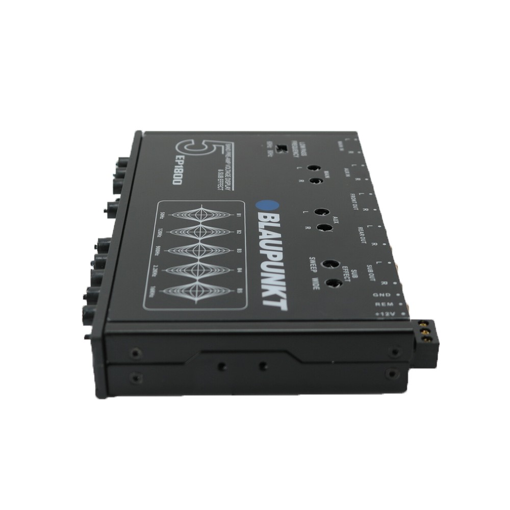 BLAUPUNKT EP1800 CAR AUDIO 5 BAND EQUALIZER WITH VOLTAGE DISPLAY SUB EEFECT