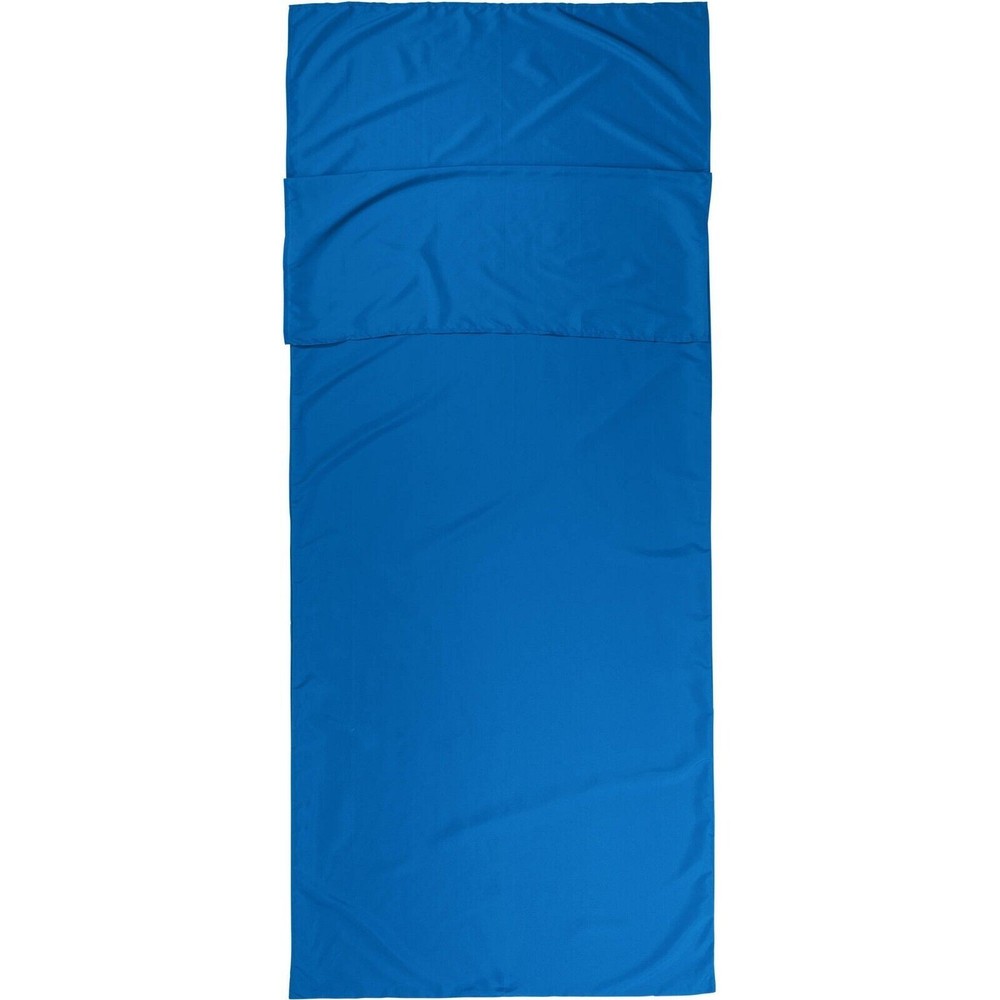 Blue Ozark Trail Rectangular Sleeping Bag Liner, 78" X 33.5" for Camping