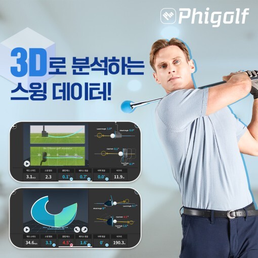 Phigolf 2 Home Smart Screen Golf Simulator Swing Trainer WGT E6 PHG-200