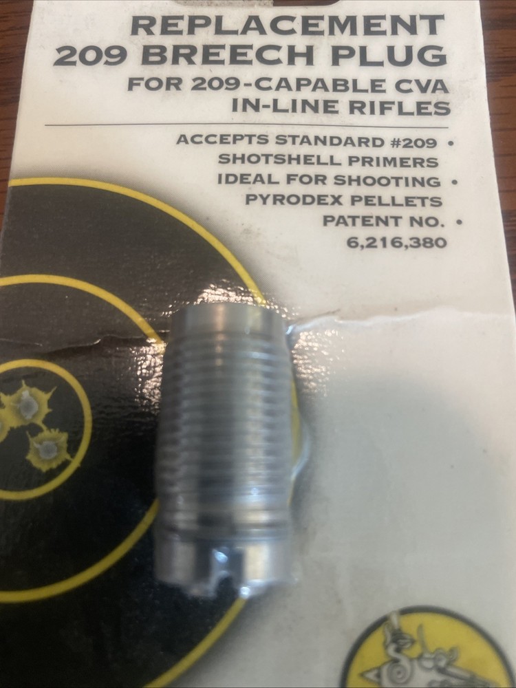 CVA Replacement 209 Breech Plug AC1678 NEW