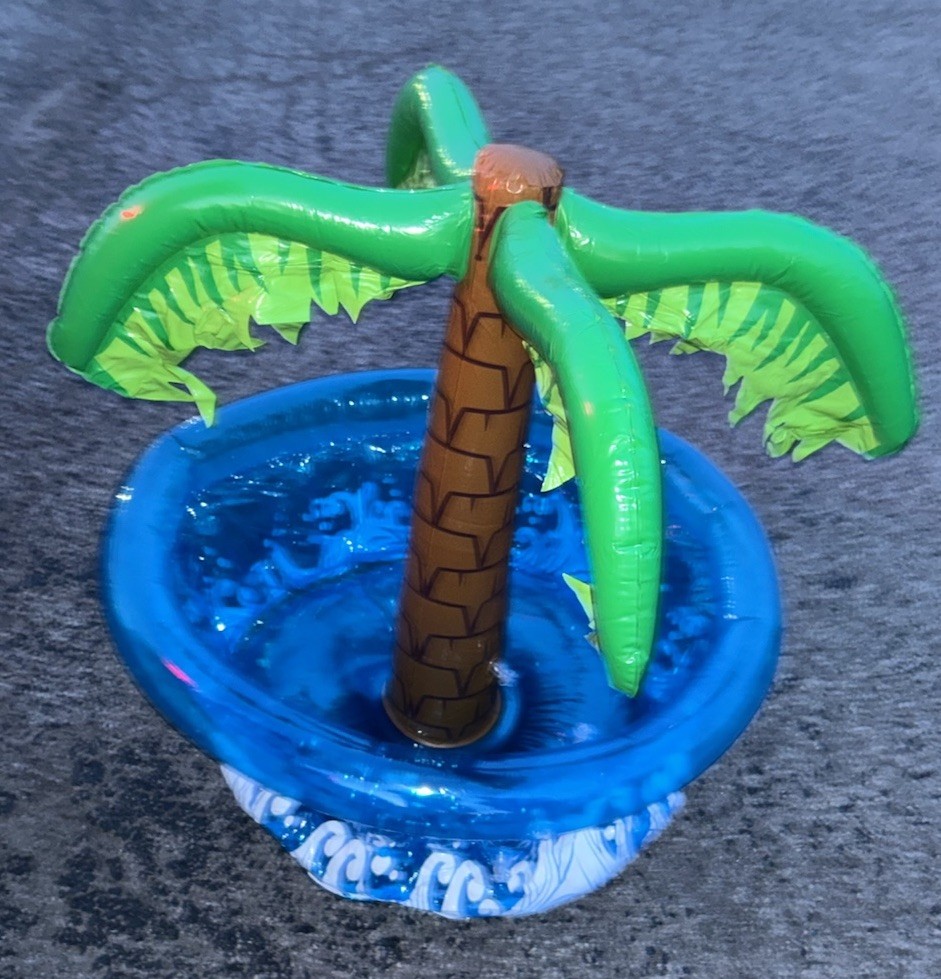 Inflatable Palm Tree Cooler Two Pack New With Box