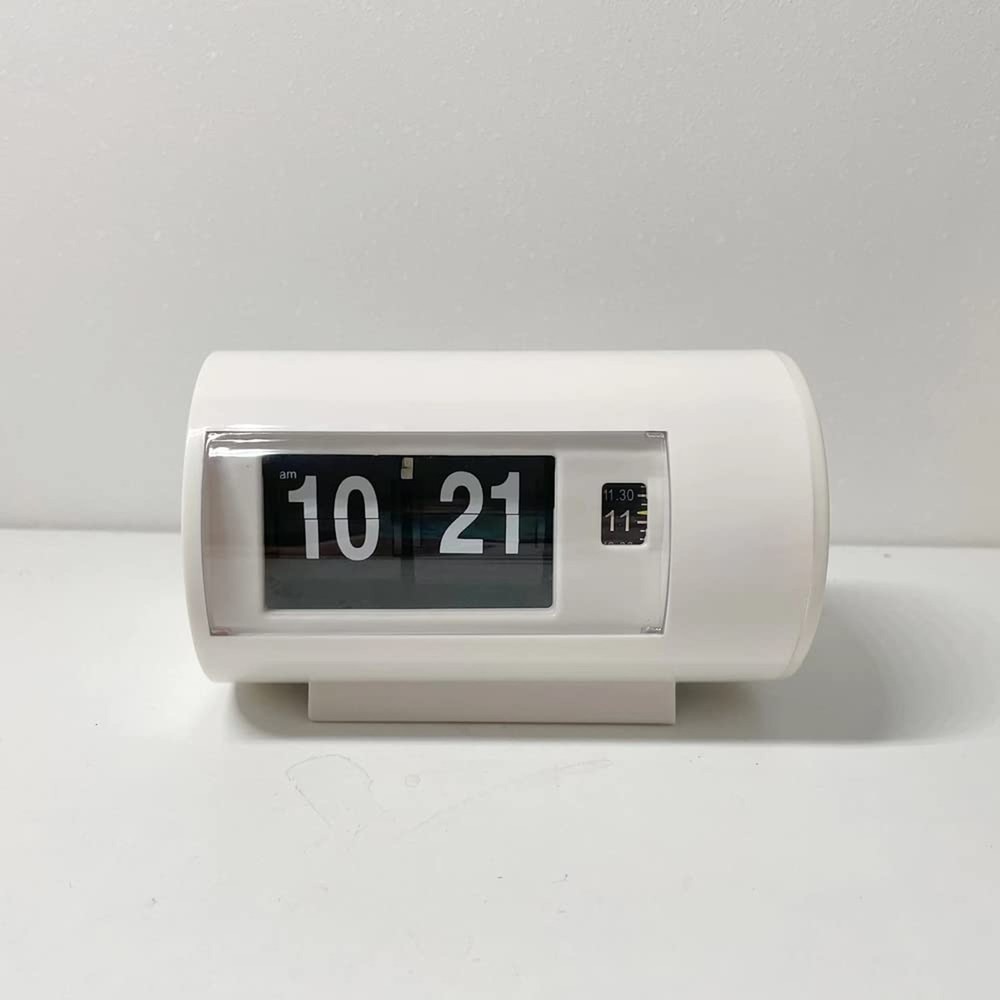BHning Retro Table Clock Auto Flip Clock 12 Hours AM/PM Format Display Timepi...