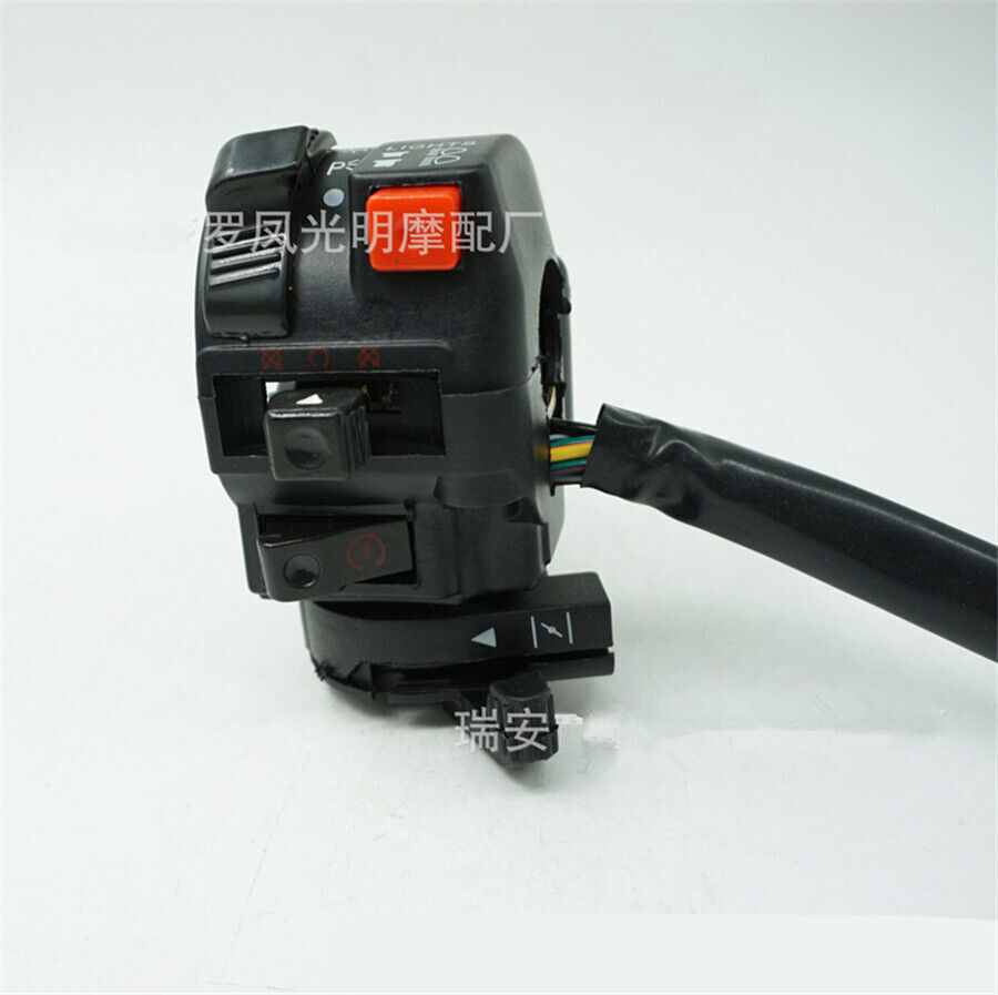 22mm 7/8"Motorcycle Handlebar Start Stop Headlight Hi/Low Throttle ON-Off Switch