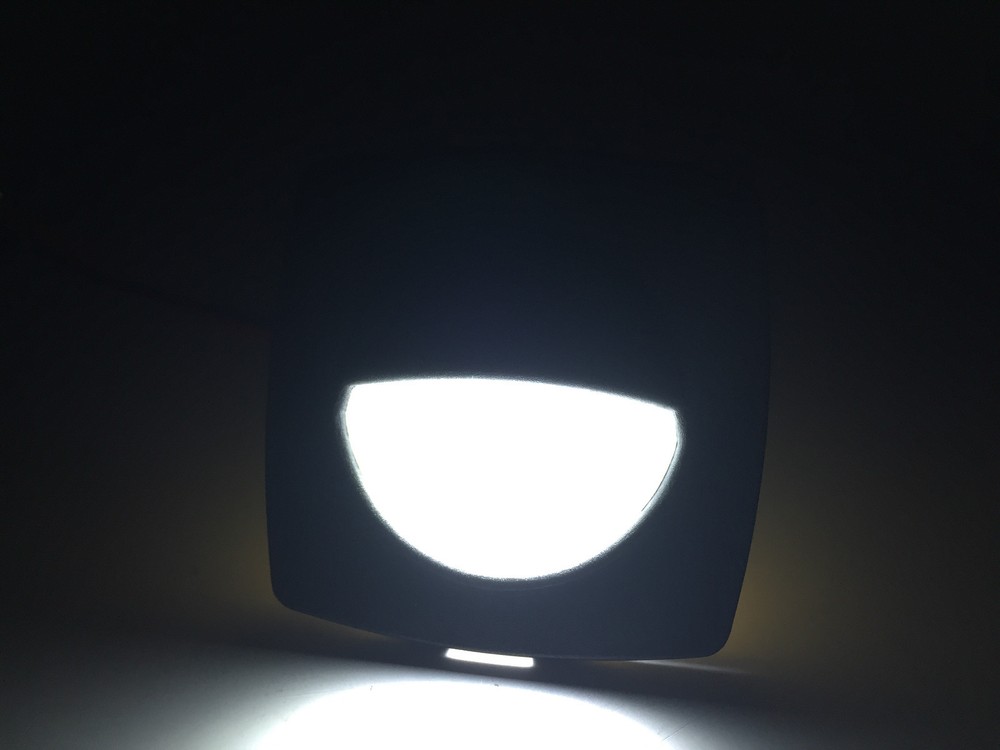 MARINE BOAT LED RV TRAILER COOL WHITE SQUARE SHAPE COURTESY LIGHT 2.24"X2.24"
